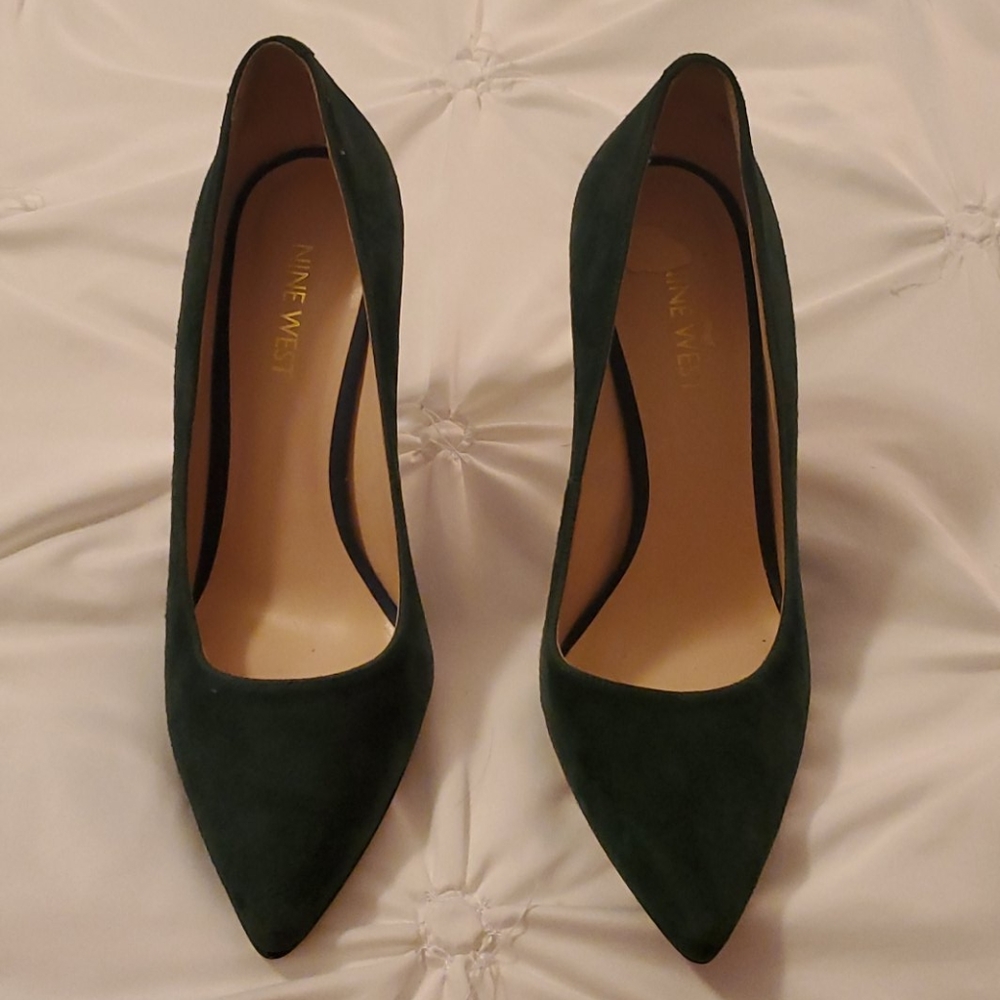 Suede heels